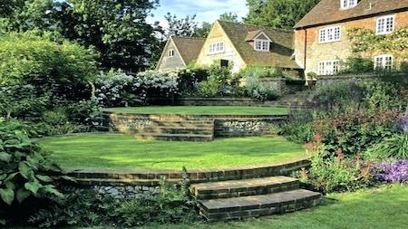 terrace your garden when leveling it